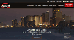 Desktop Screenshot of annettbuslines.com